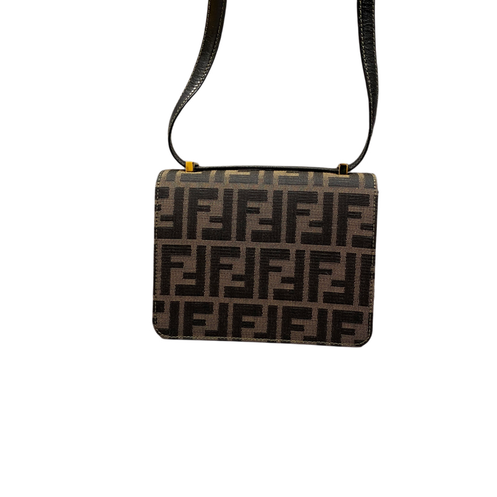 *Fendi Fendi Zukka图案会标肩带