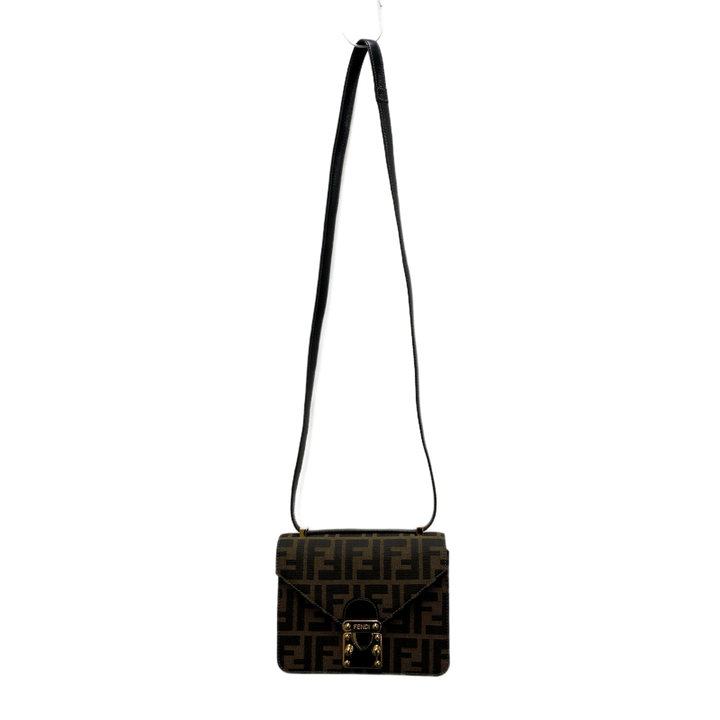 *Fendi Fendi Zukka图案会标肩带