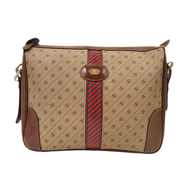 *GUCCI Gucci Rigate Double G Shoulder Bag