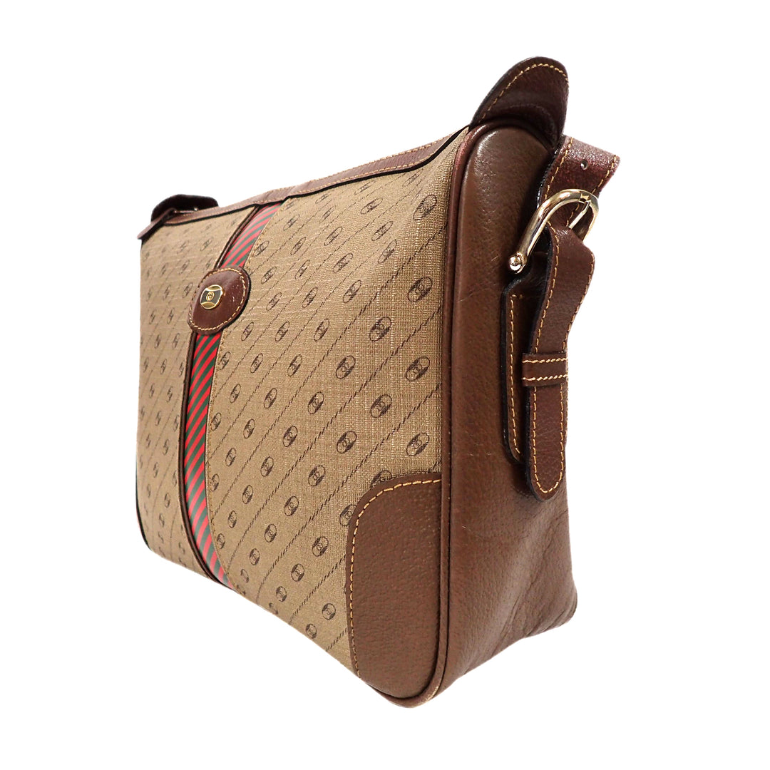 *GUCCI Gucci Rigate Double G Shoulder Bag