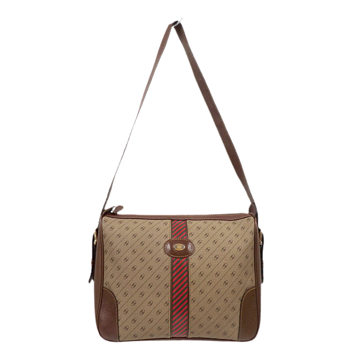 *GUCCI Gucci Rigate Double G Shoulder Bag