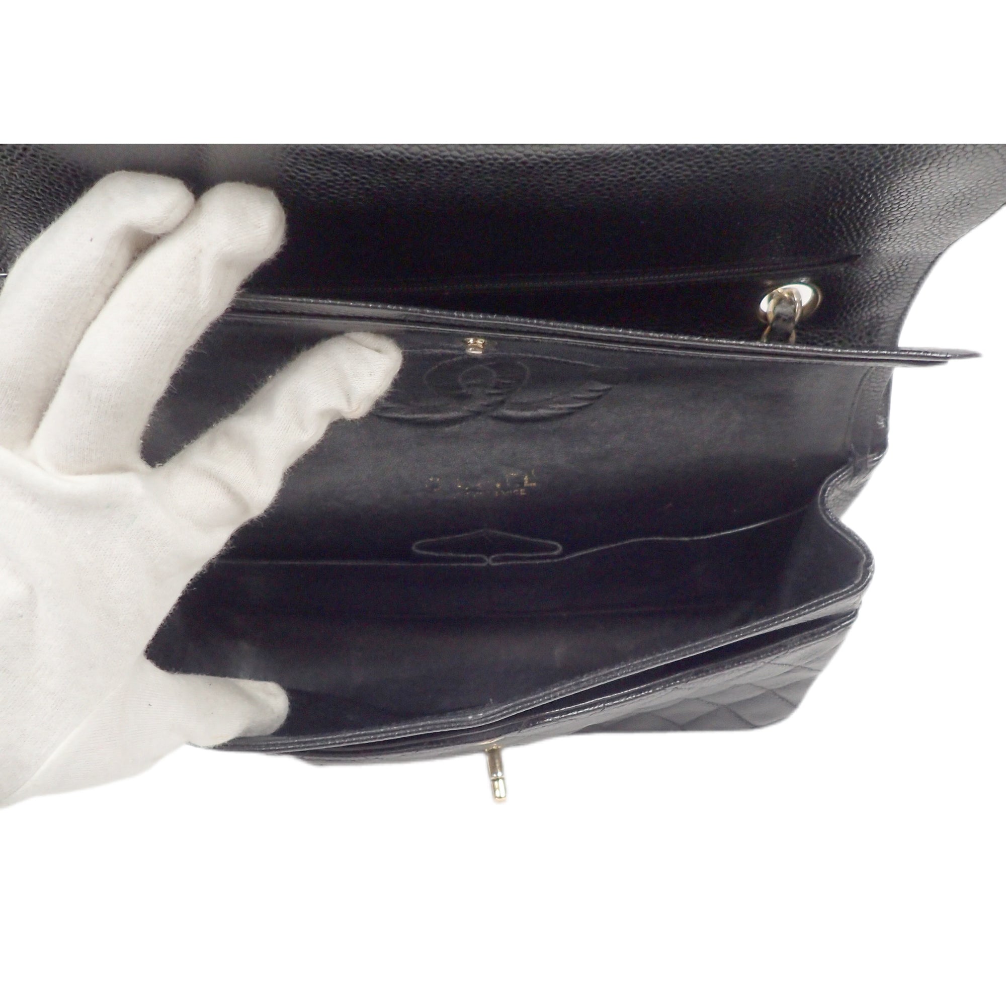 CHANEL シャネル マトラッセ ダブルフラップ チェーンショルダーバッグ