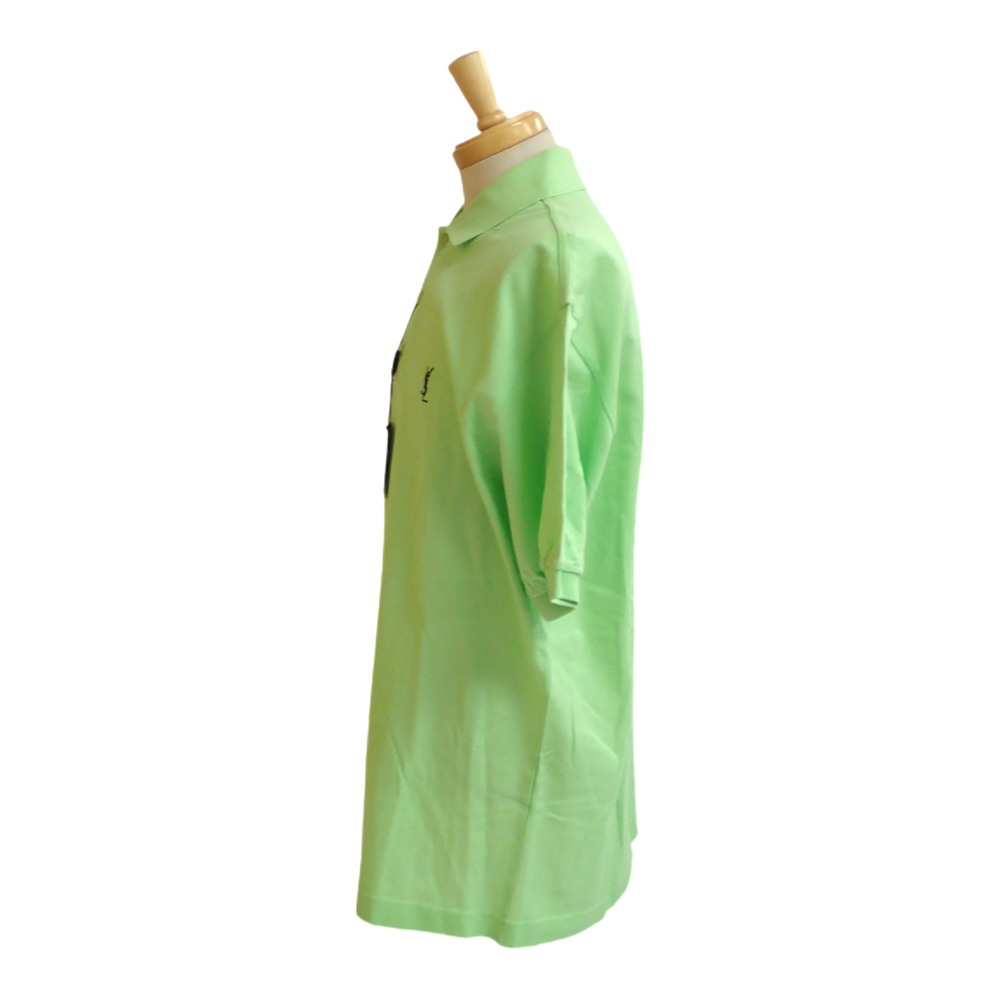 極美品✨ イヴ・サンローラン ニットワンピース 金ボタン グリーン アーカイブM 極美品✨ イヴ・サンローラン ニットワンピース 金ボタン