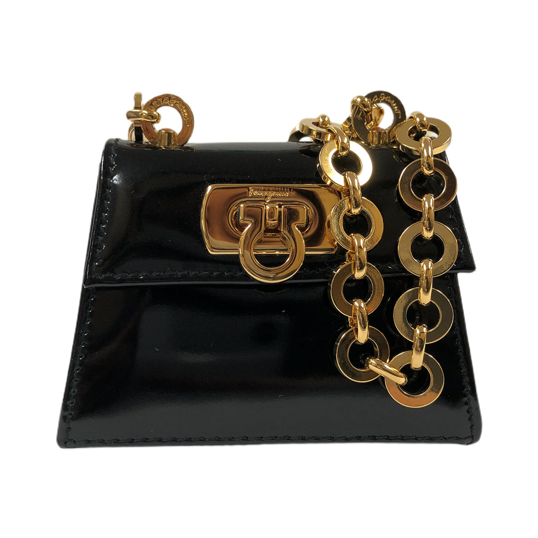 *SalvatoreFerragamo Salvatore Ferroferagamo Ganchini Mini Shoulder Bag P2590V