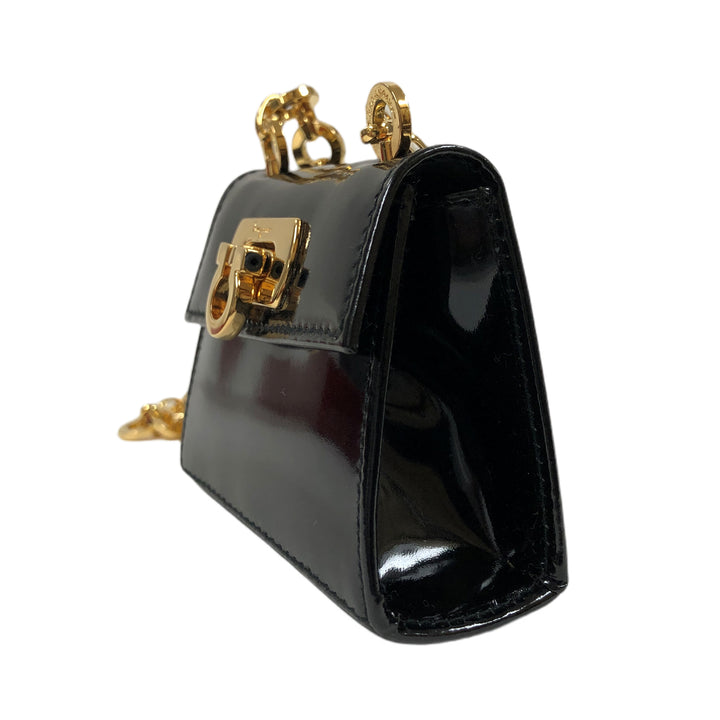 *SalvatoreFerragamo Salvatore Ferroferagamo Ganchini Mini Shoulder Bag P2590V