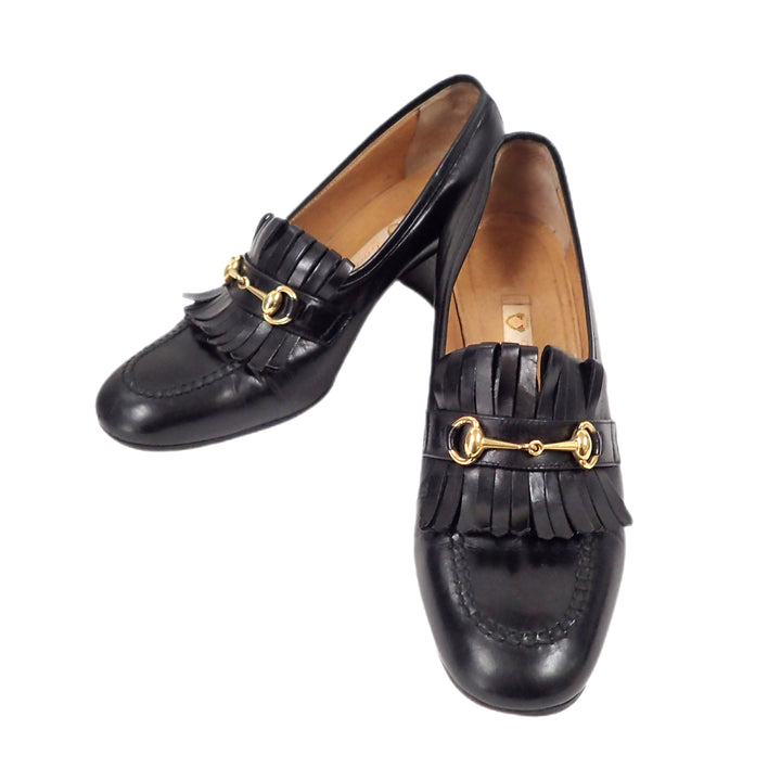 *Gucci Gucci Hose Bit Pumps Tassel P26374V