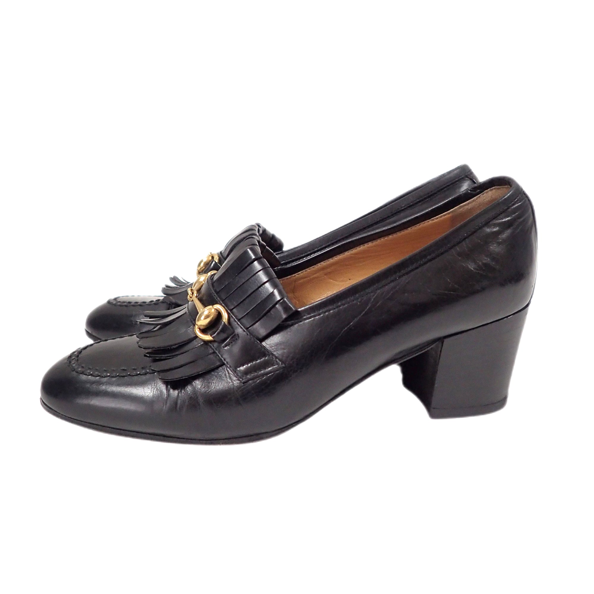 GUCCI グッチ　パンプス GUCCI グッチ ホースビット パンプス タッセル P26374V