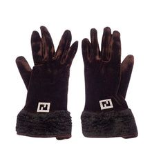 Load image into Gallery viewer, FENDI velor fur gloves

