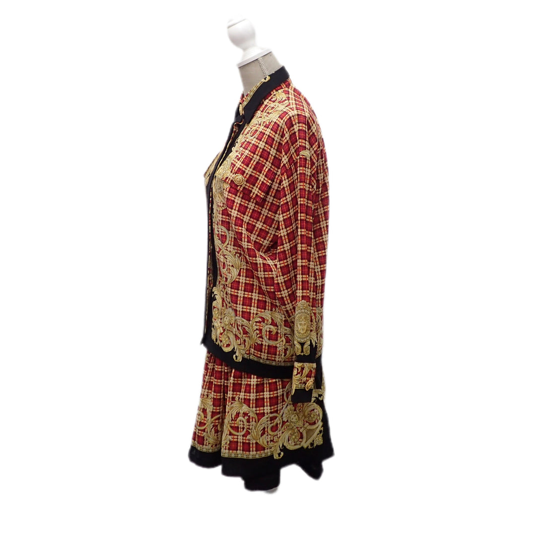 *GIANNI VERSACE ジャンニヴェルサーチ スカートセットアップ P26493V