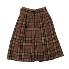 Load image into Gallery viewer, YVESSAINTLAURENT RIVEGAUCHE (YSL) Eve Sun Laurent Livge Skirt Check Pleated Flare
