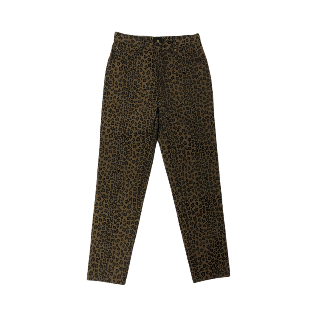 * FENDI Pants Leopard Pattern