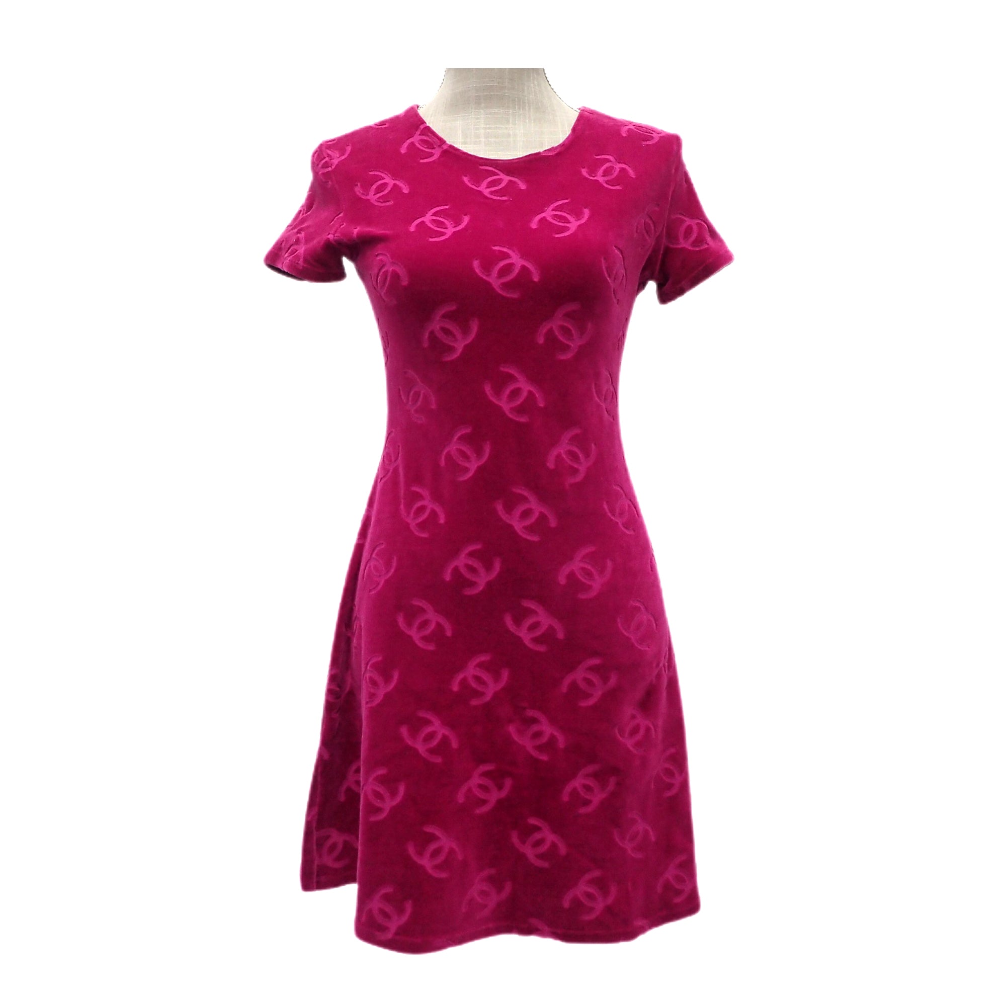 美品 CHANEL シャネル ドッキングワンピース ヴィンテージ　ココマーク CHANEL シャネル ワンピース ココマーク COCO P26968V – VINTAGE