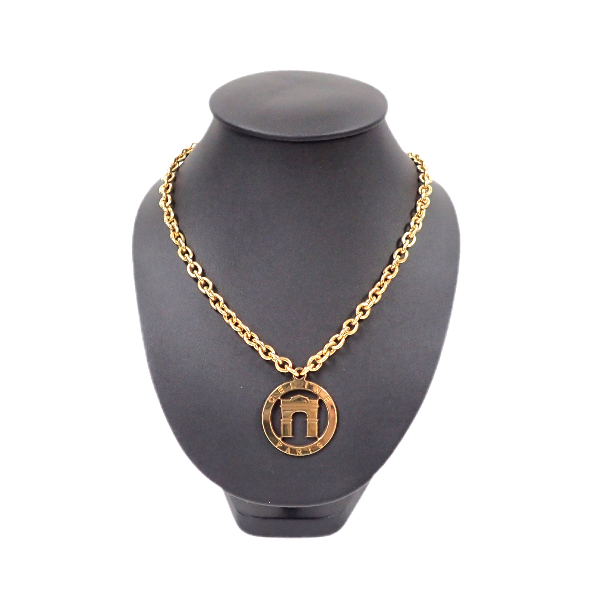 CELINE セリーヌ 凱旋門 ネックレス P27205V – VINTAGE SELECT