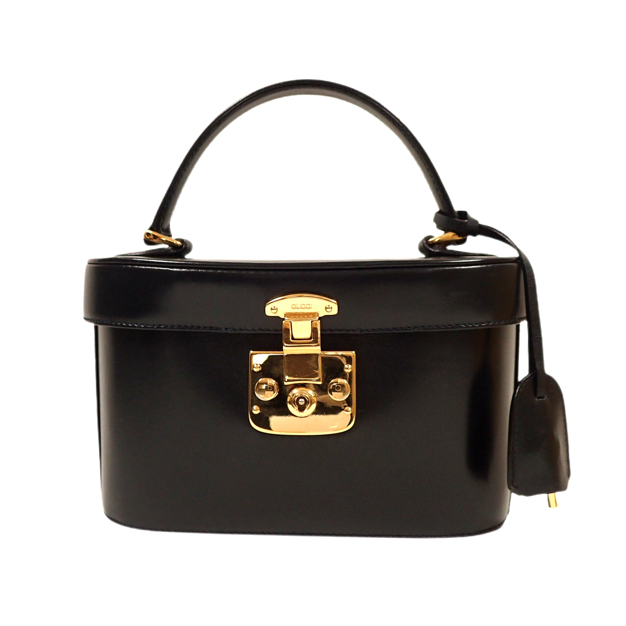 GUCCI レディロック 2WAY ハンドバッグ 自立型 ゴールド金具 付属品