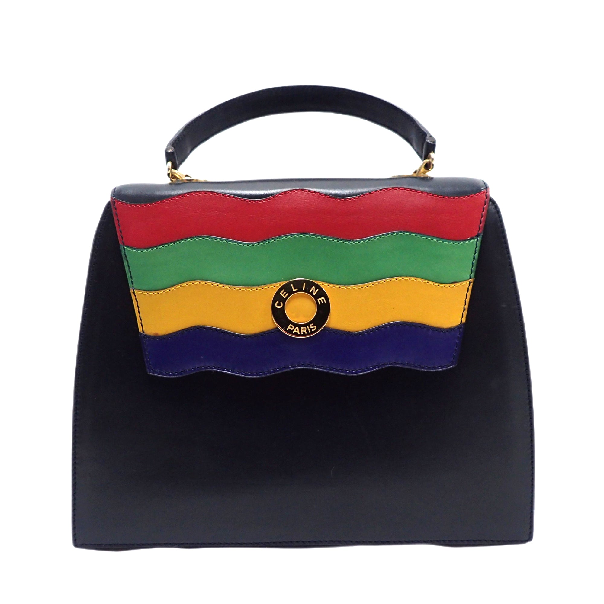 セリーヌ　ヴィンテージ　ハンドバッグ CELINE/セリーヌ】ガンチーニ トップハンドル ハンドバッグ