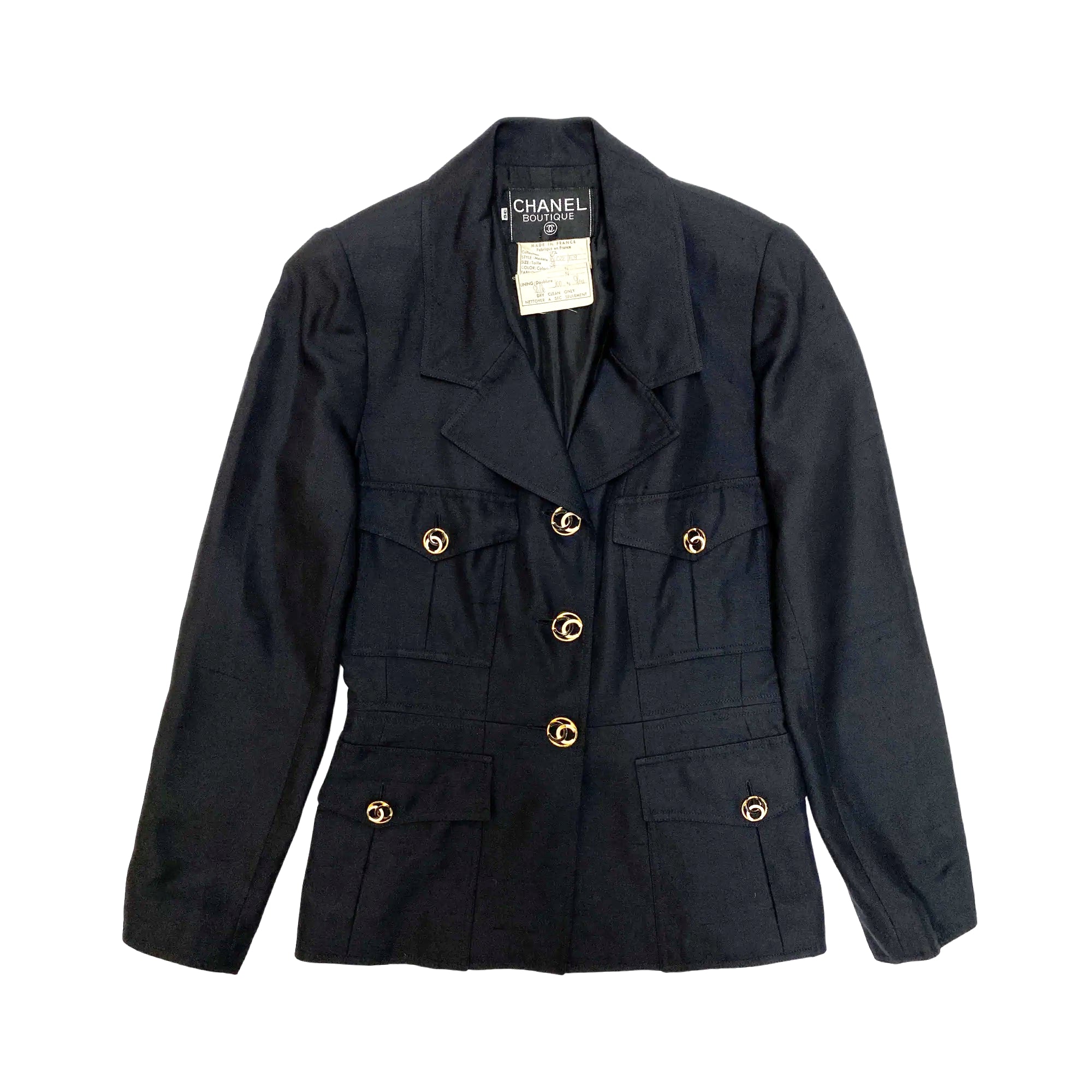 CHANELシャネル ココボタン ジャケット CHANEL シャネル ジャケット ココボタン – VINTAGE SELECT SHOP MAISON