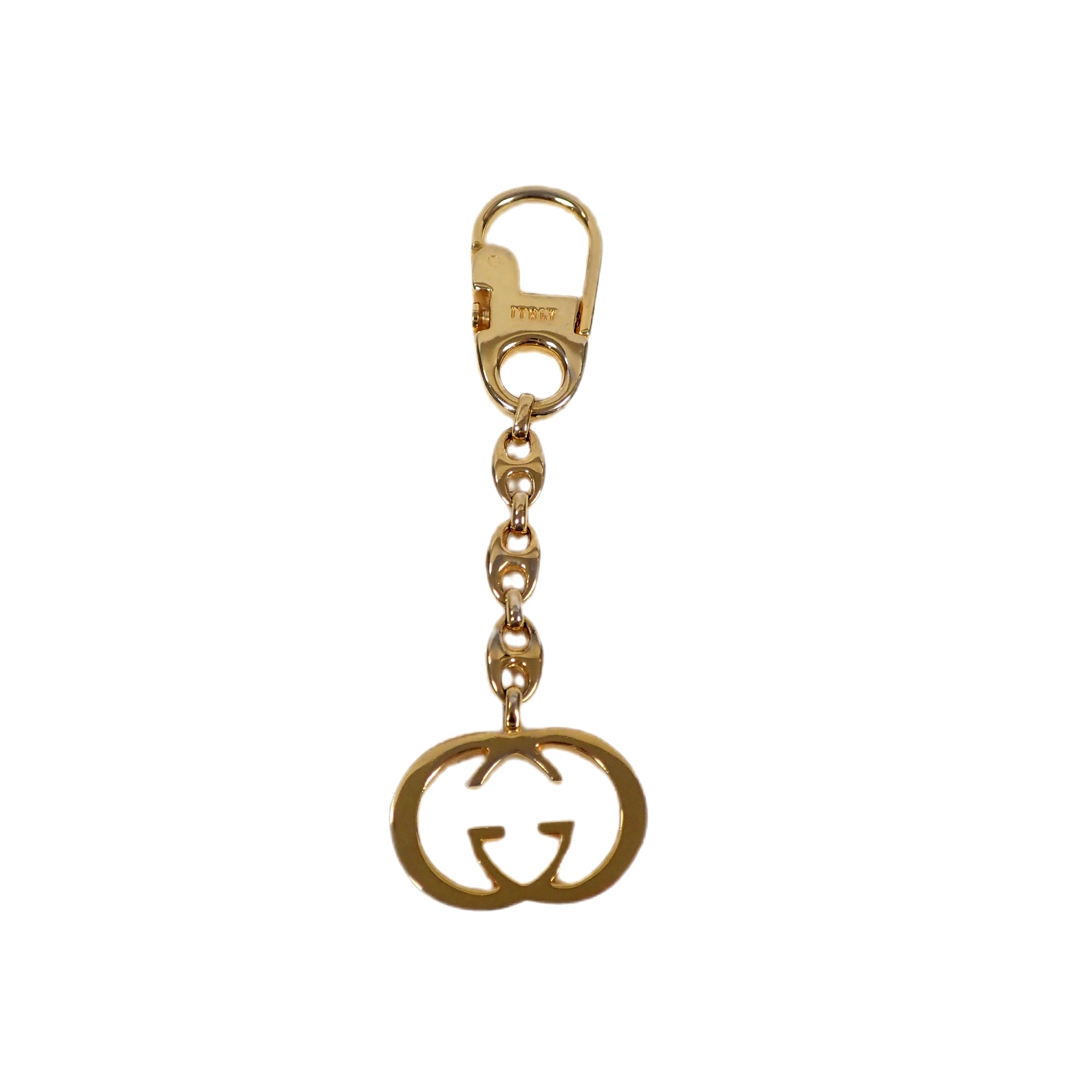 専用】GUCCI グッチ インターロッキング GG キーホルダー (中古品)