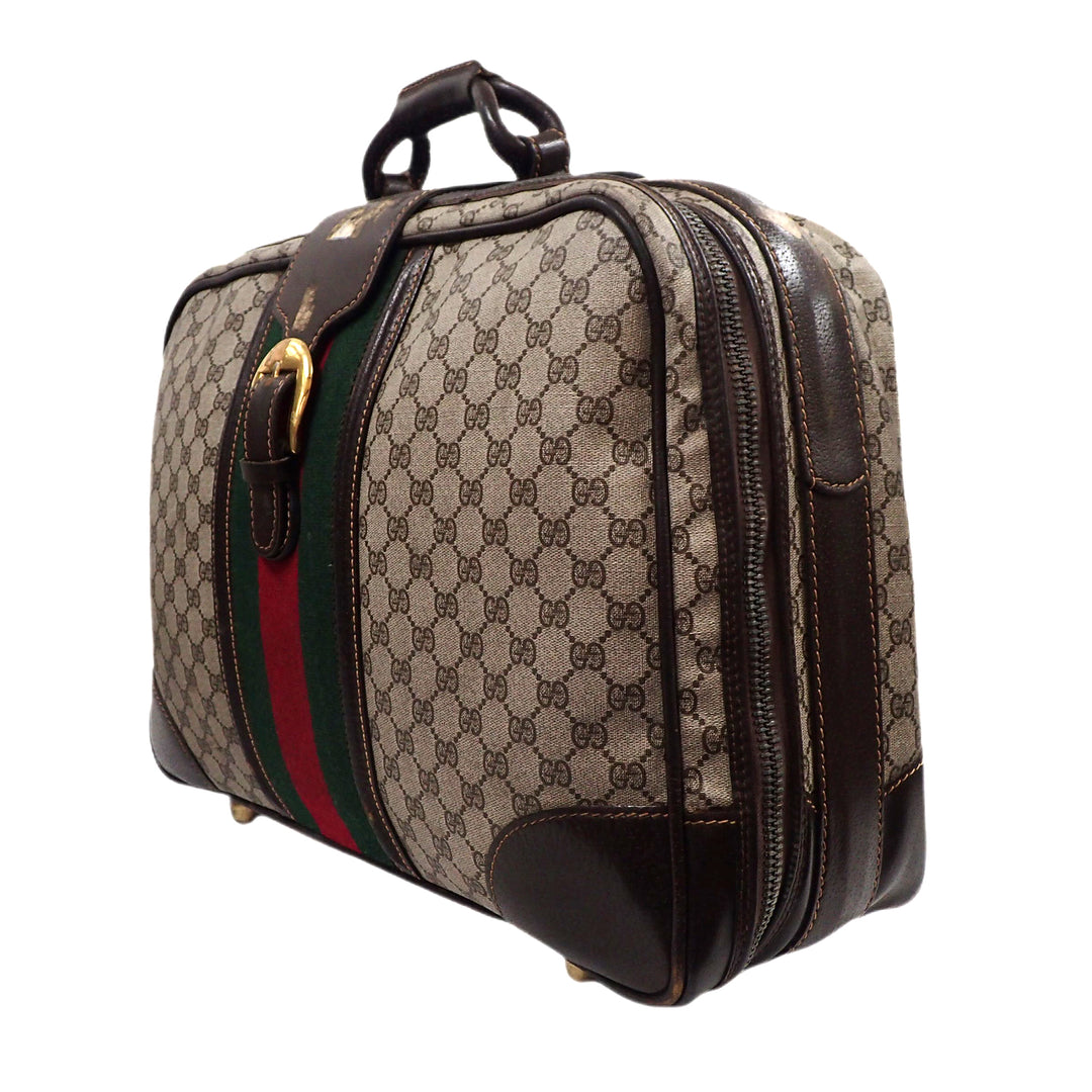*GUCCI Gucci GG Pattern Sherry Boston Bag