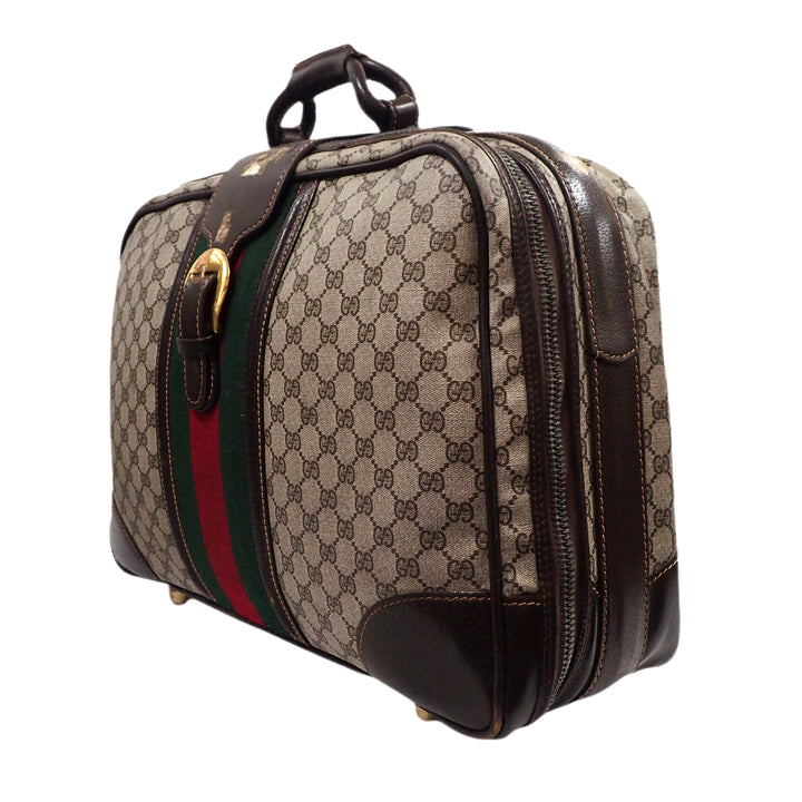 *GUCCI Gucci GG Pattern Sherry Boston Bag