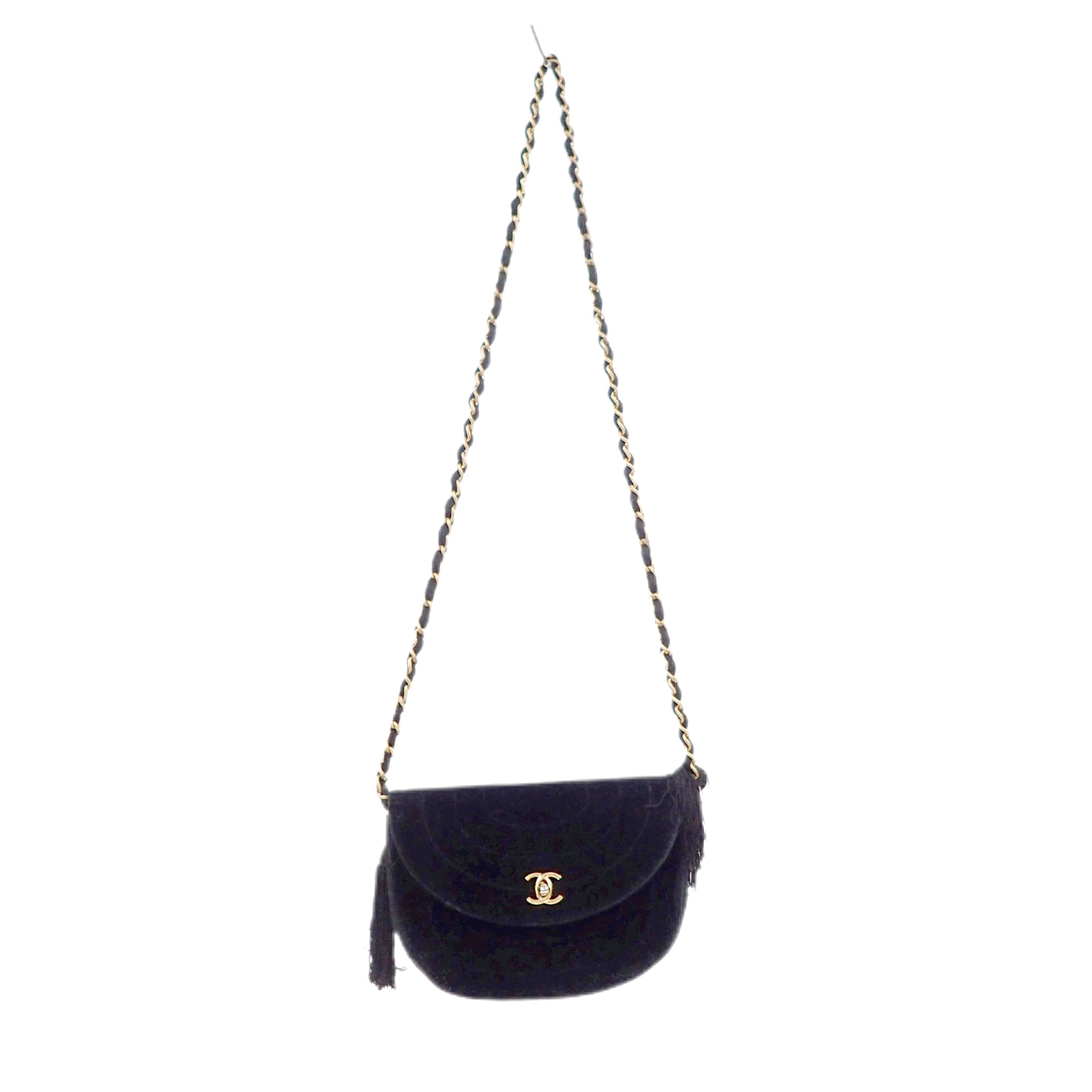 CHANEL シャネル タッセル チェーンショルダーバッグ – VINTAGE