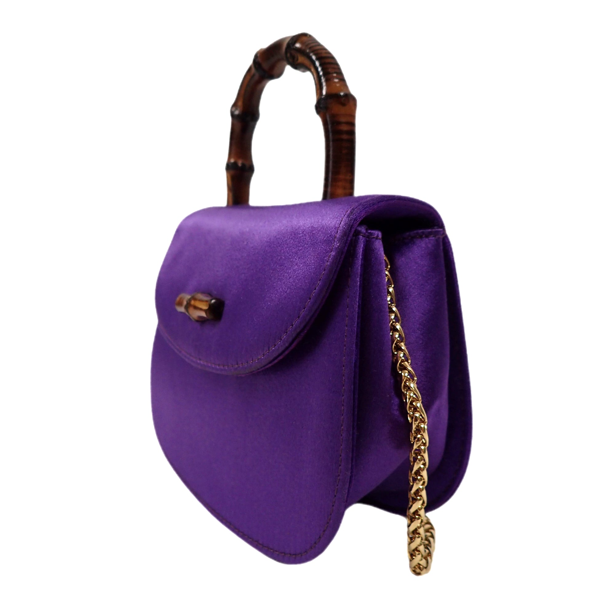 GUCCI グッチ バンブー ミニ 2way チェーンショルダー