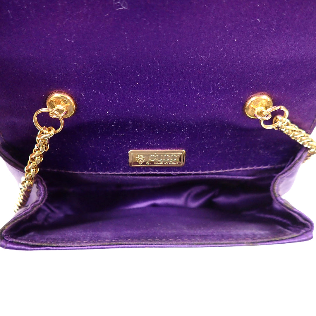 *GUCCI Gucci Bamboo Mini 2WAY Chain Shoulder Handbag