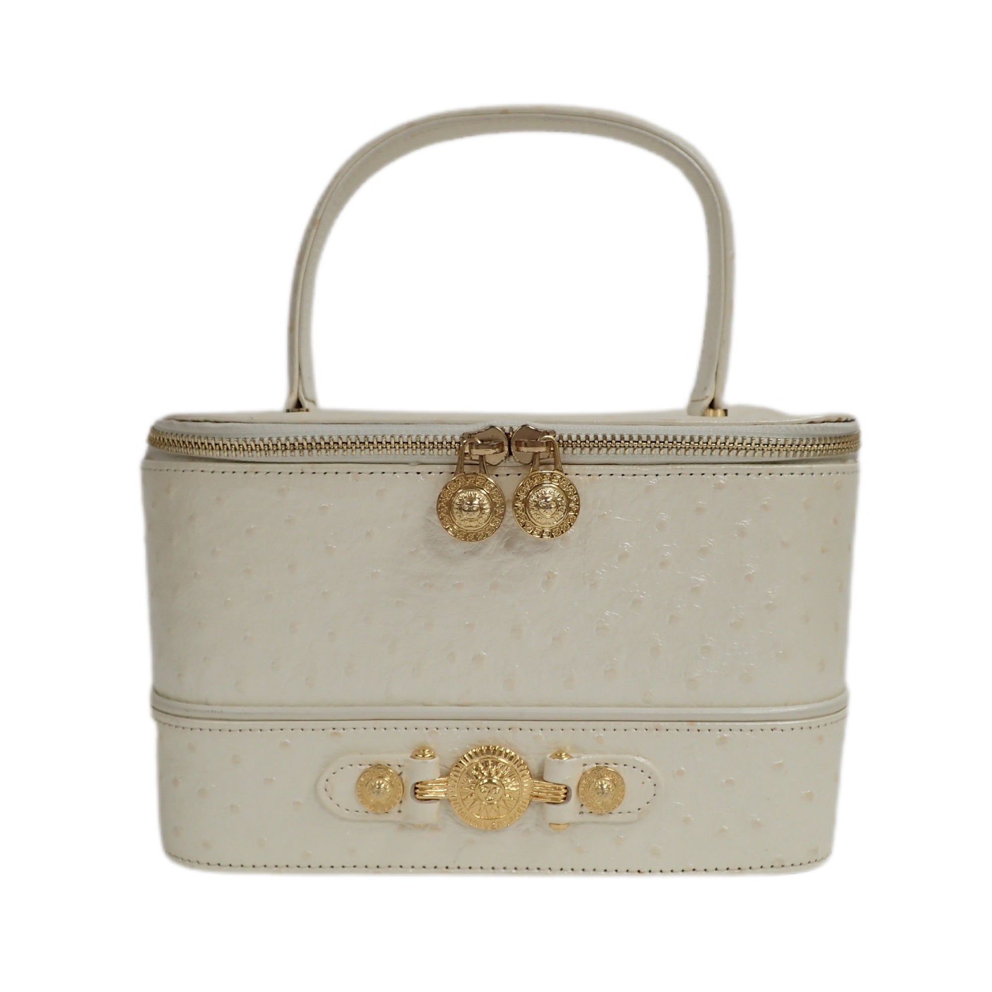 【極美品】ジャンニヴェルサーチ バニティバッグ サンバースト VERSACE ヴェルサーチ サンバースト バニティバッグ – VINTAGE