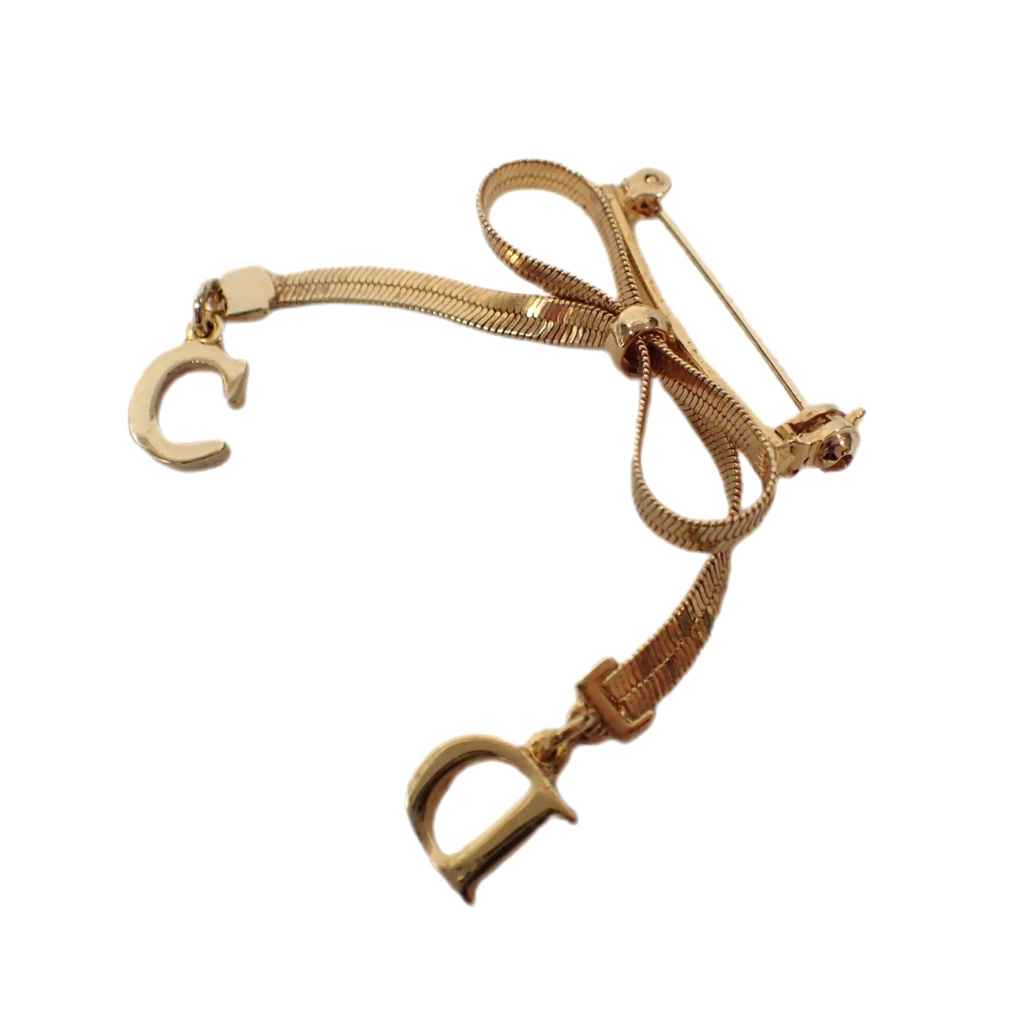 ⭐︎美品⭐︎Christian Dior クリスチャンディオール ブローチ リボン ChristianDior クリスチャンディオール ブローチ リボン アクセサリー