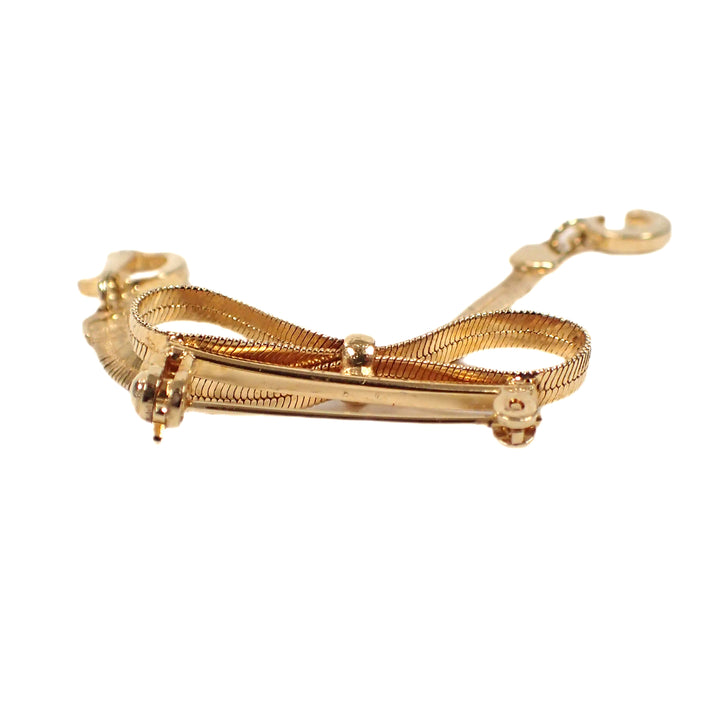 *ChristianDior クリスチャンディオール ブローチ リボン　アクセサリー