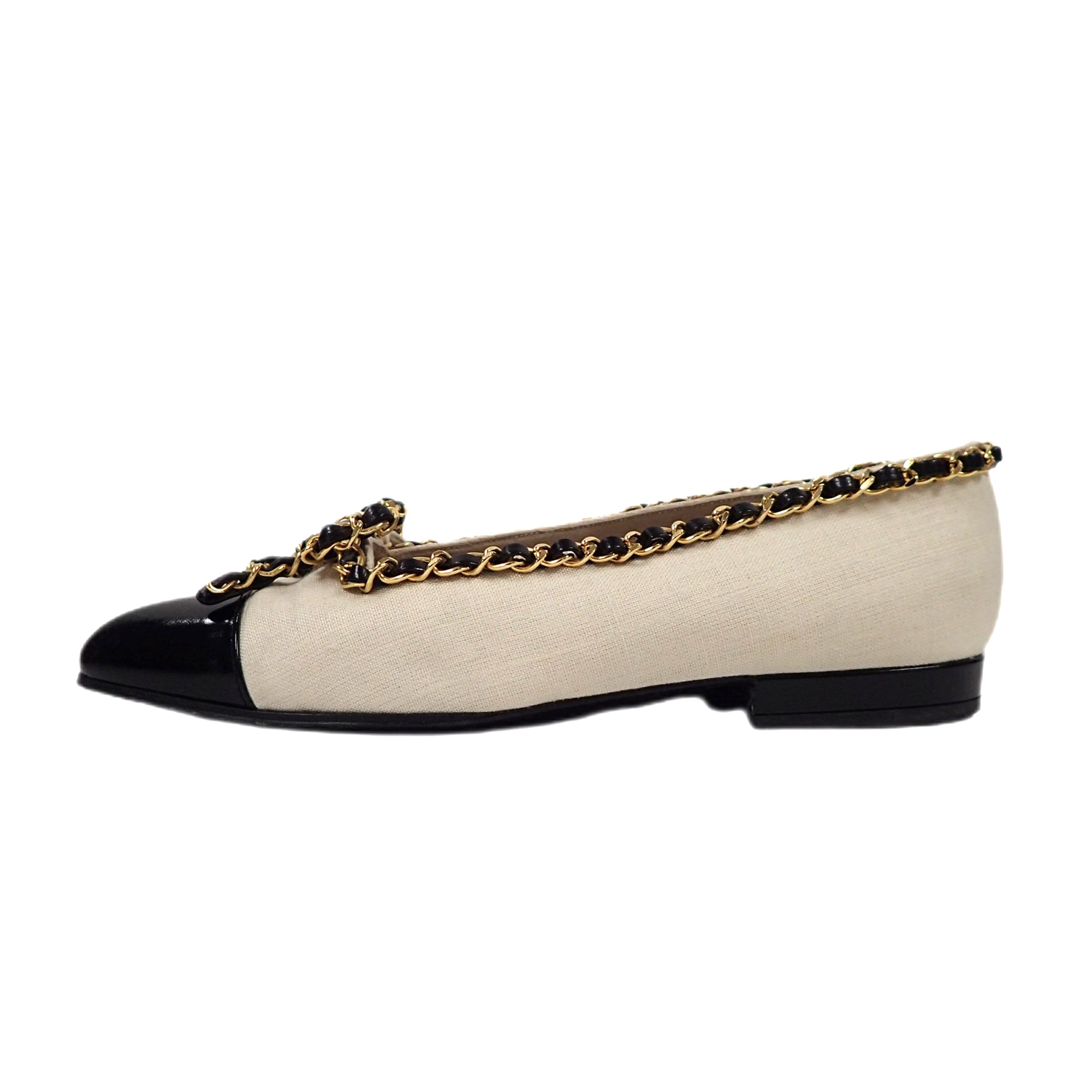 CHANEL シャネル リボン チェーン パンプス – VINTAGE SELECT SHOP