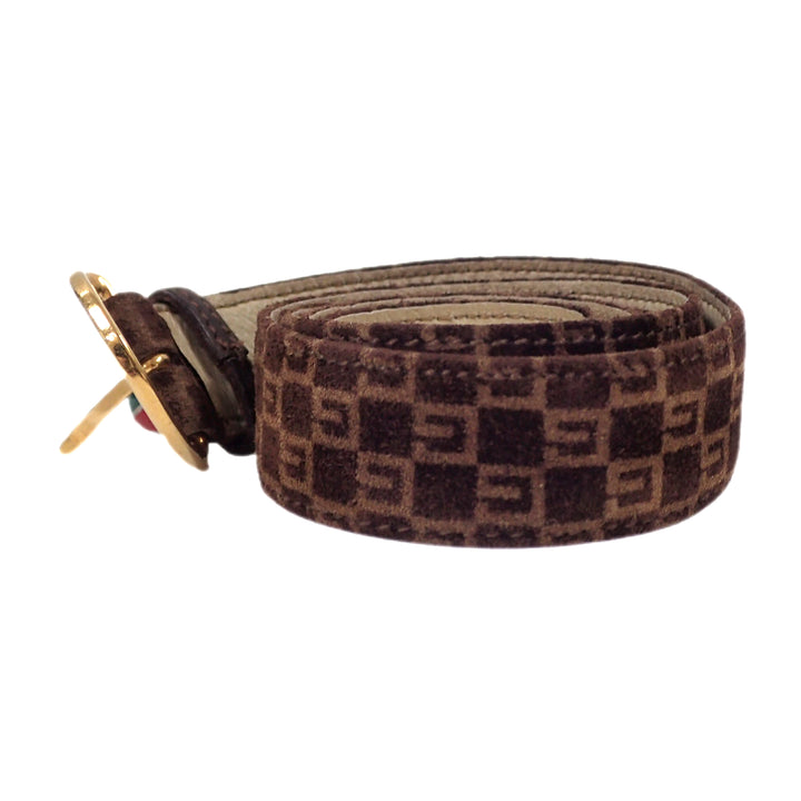 *GUCCI Gucci Micro GG Interlocking Belt