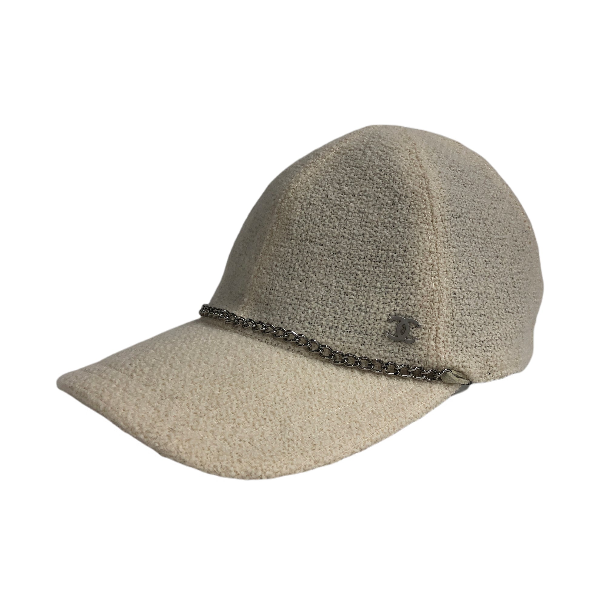 CHANEL シャネル 帽子 キャップ チェーン ココマーク COCO