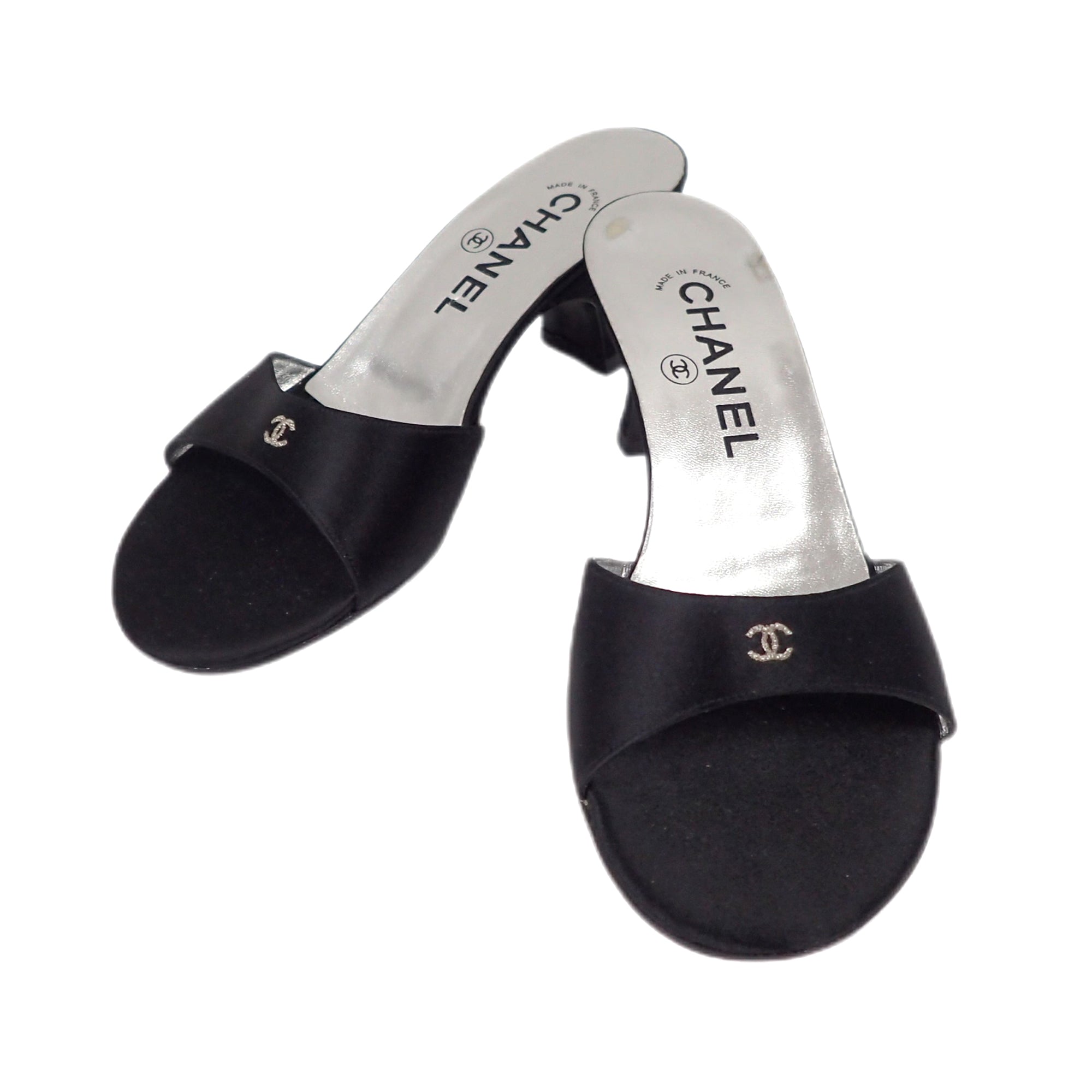 CHANELサンダルミュール ココマーク CHANEL シャネル サンダル COCO ココマーク ミュール ハイヒール