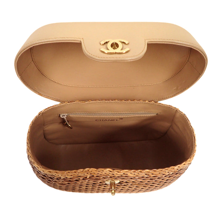 *CHANEL Basket bag Chain Shoulder Bag