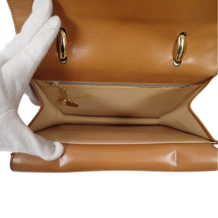 *CELINE セリーヌ ガンチーニ金具 ハンドバッグ