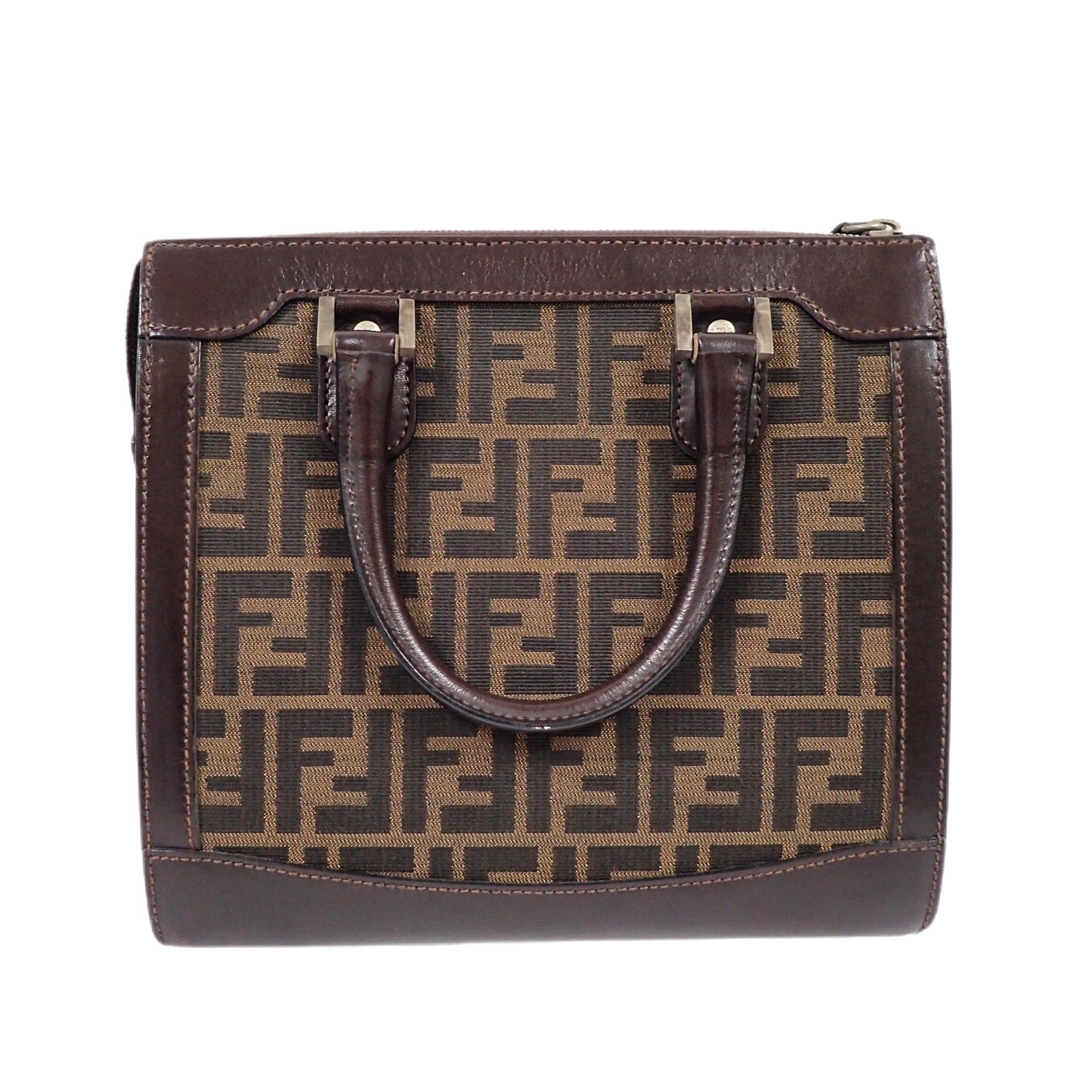 *FENDI フェンディ ズッカ柄 モノグラム ハンドバッグ P31308V