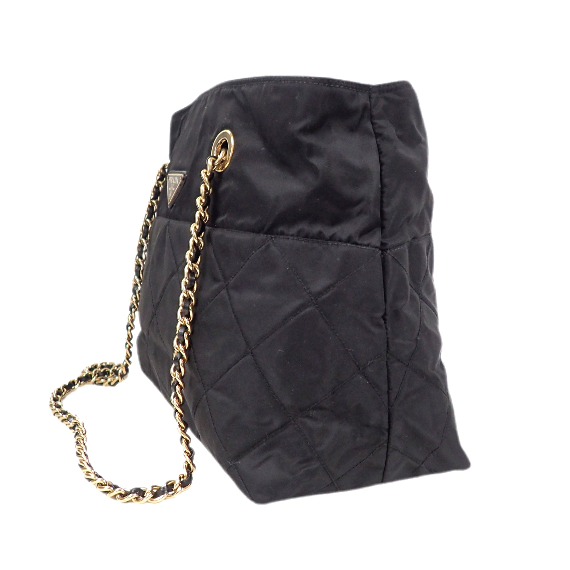 PRADA プラダ キルティング チェーンショルダーバッグ – VINTAGE