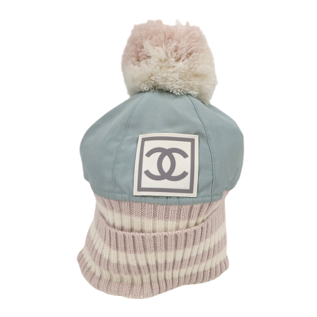 CHANEL 帽子 运动针织帽糖果色