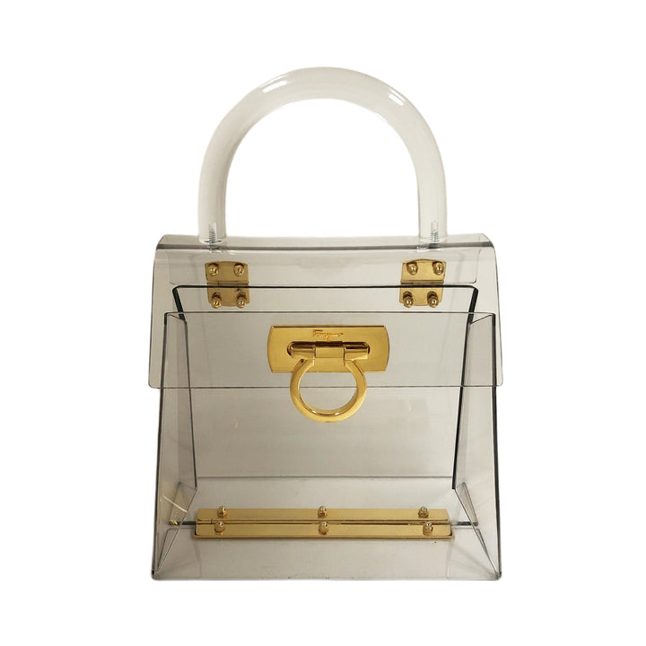 *Salvatore Ferragamo Salvatore Ferragamo Handbag Ganchini Clear Bag