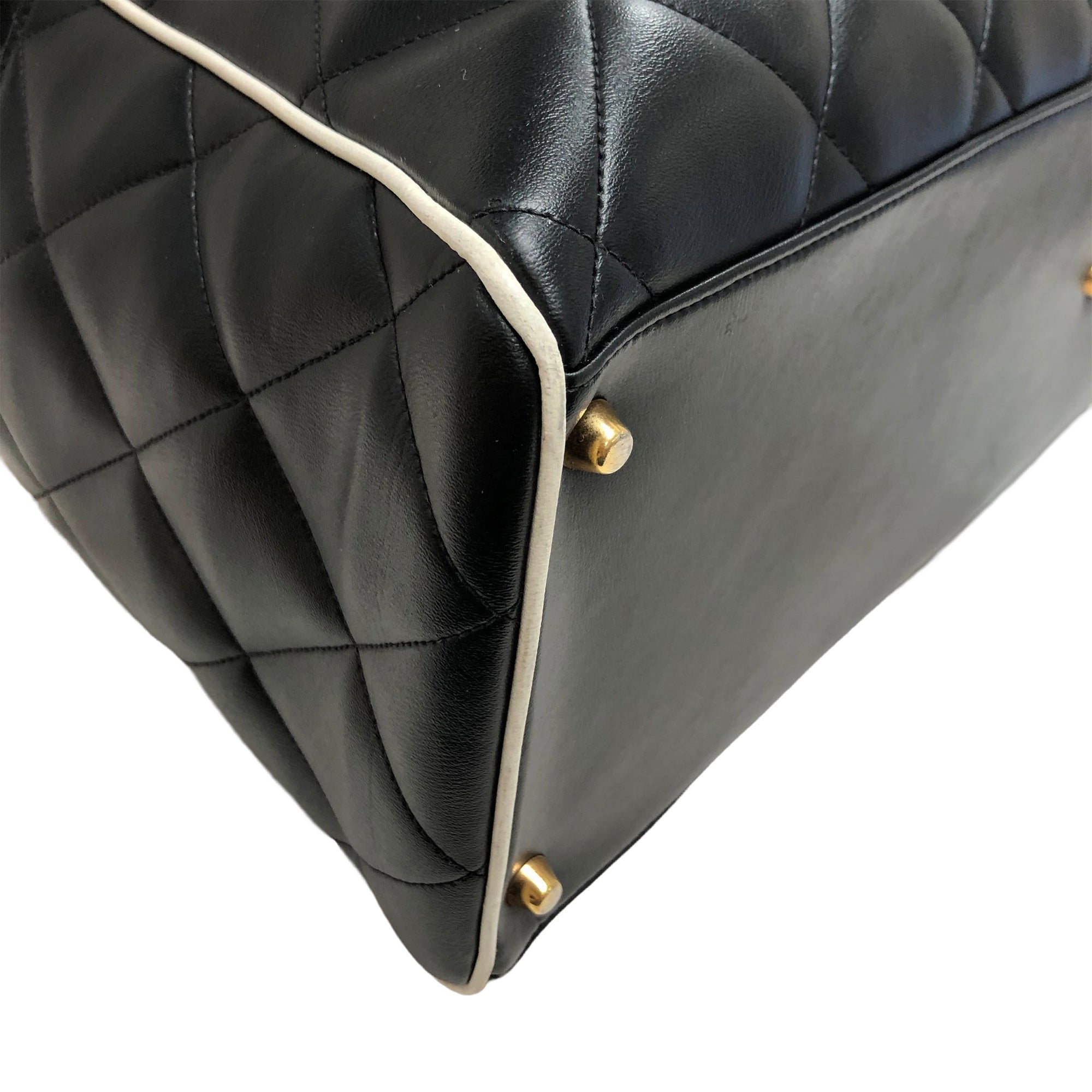 CHANEL シャネル ボストンバッグ キルティング マトラッセ