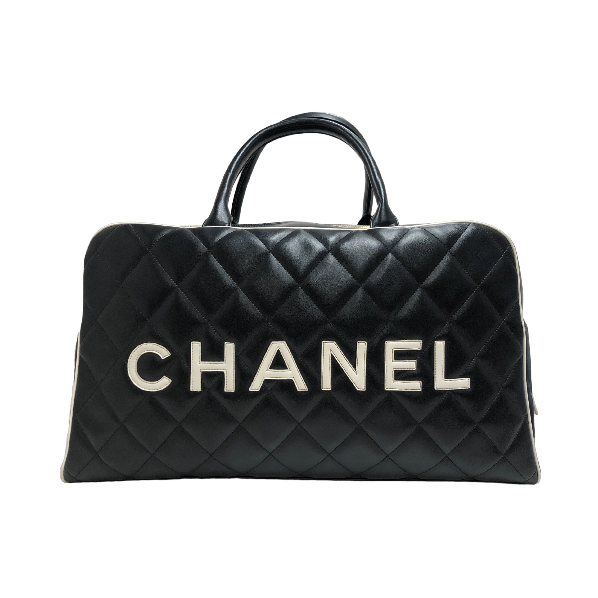 CHANEL シャネル ボストンバッグ キルティング マトラッセ – VINTAGE