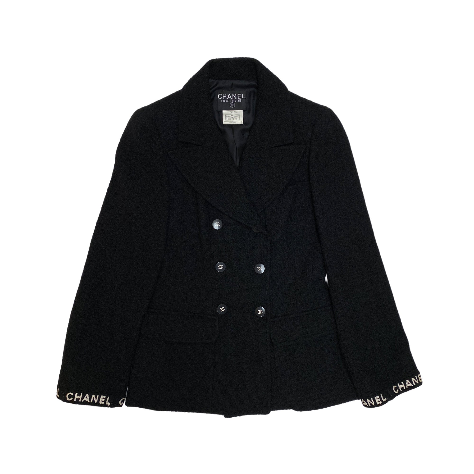 CHANEL シャネル ジャケット P05748V04386 ロゴ ココボタン – VINTAGE