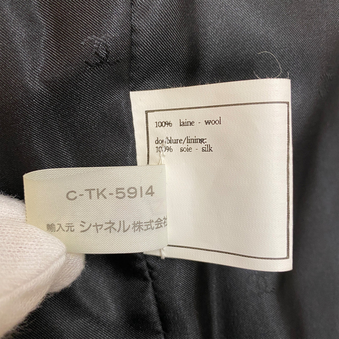 *샤넬 샤넬 재킷 P06219V03847 긴 리본 코코 버튼