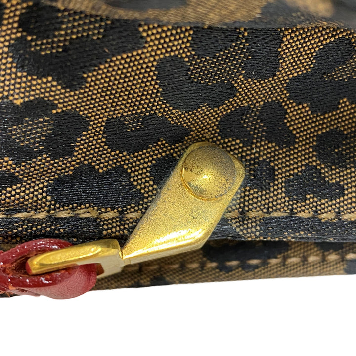 *Fendi Fendi肩带豹纹豹纹