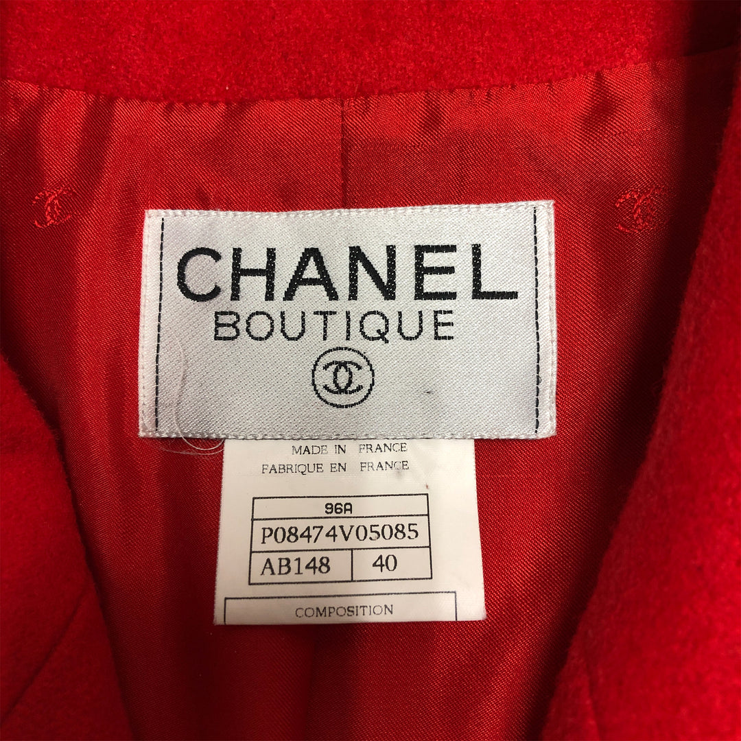 *Chanel Chanel P08474 Coco Button Gripore Jacket