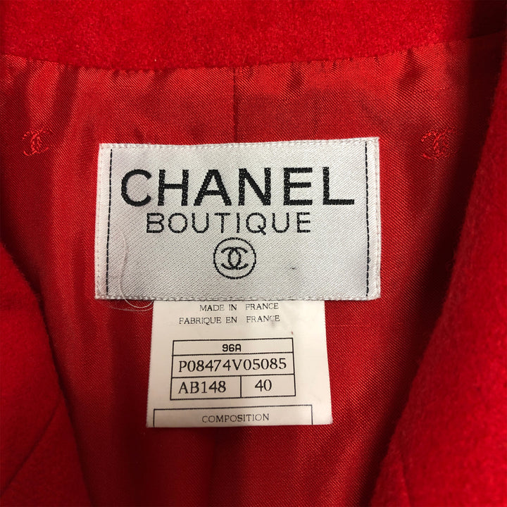 *Chanel Chanel P08474 Coco Button Gripore Jacket