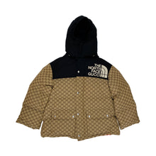 Load image into Gallery viewer, *GUCCI Down Jacket 670909 Z8APZ 2184 × NORTHFACE GG Pattern M
