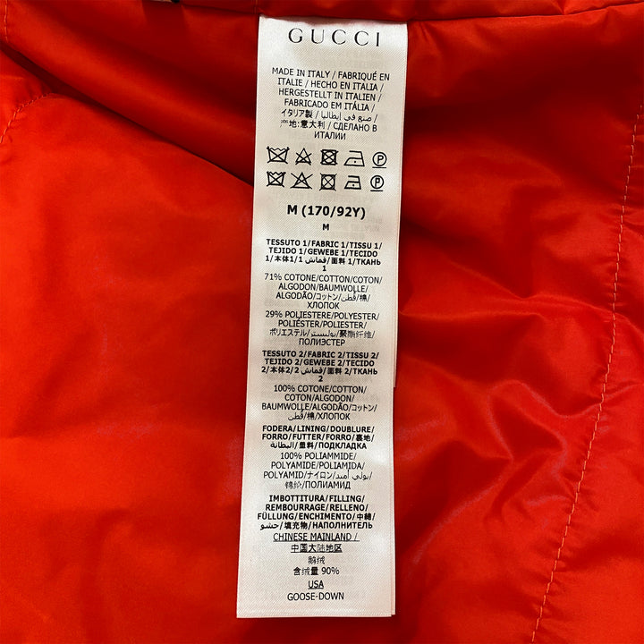 *GUCCI Down Jacket 670909 Z8APZ 2184 × NORTHFACE GG Pattern M