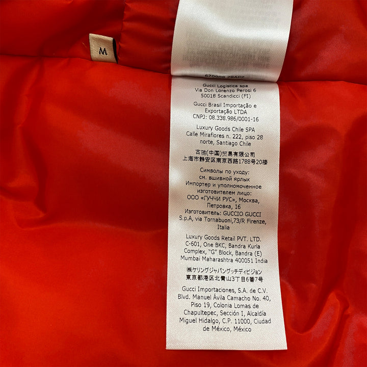 *GUCCI Down Jacket 670909 Z8APZ 2184 × NORTHFACE GG Pattern M