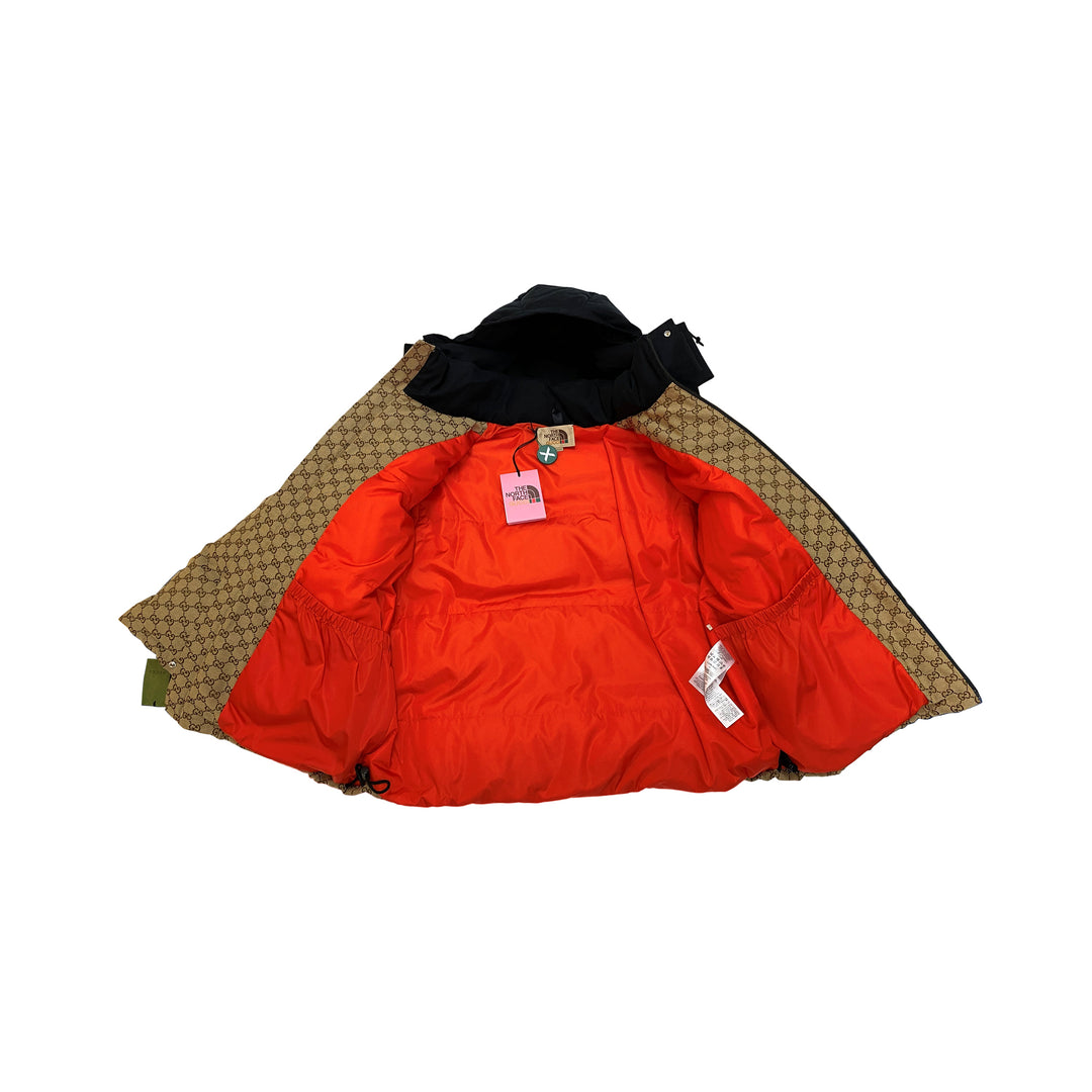 *GUCCI Down Jacket 670909 Z8APZ 2184 × NORTHFACE GG Pattern L